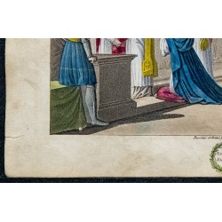 1825 - Couronnement de Louis II le Bègue à l'abbaye de Saint-Denis 