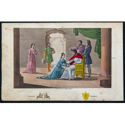 1825 - Emme choisissant Raoul comme roi 