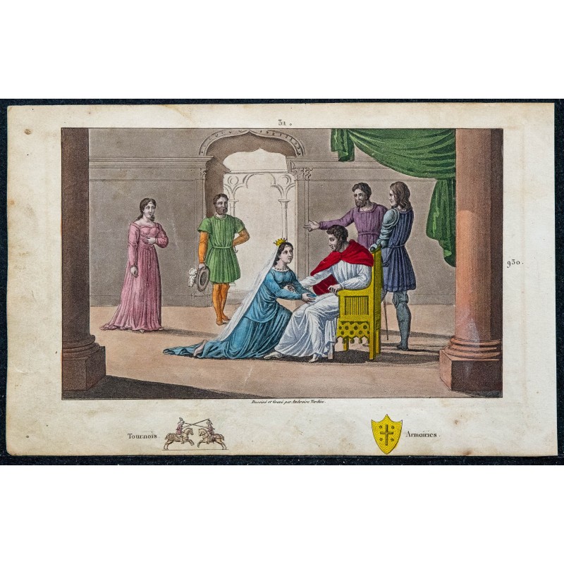 1825 - Emme choisissant Raoul comme roi 