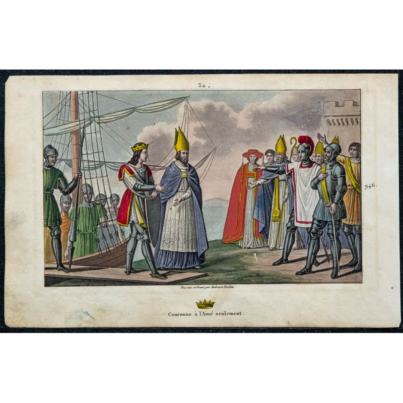 1825 - Retour de Louis IV en France 