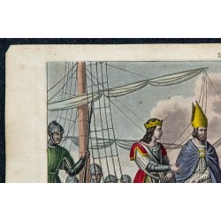 1825 - Retour de Louis IV en France 