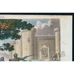 1825 - Lothaire surprenant Otton I à Aix-la-Chapelle 