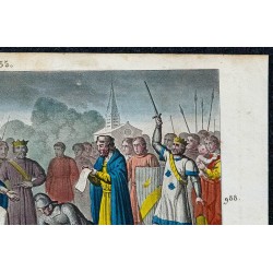 1825 - Élection de Hugues Capet à Noyon 