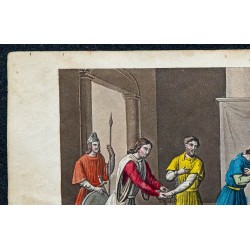 1825 - Robert le Pieux graciant des conspirateurs 