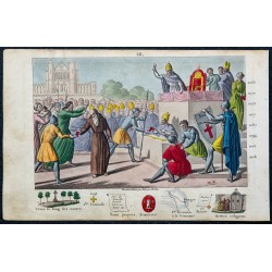 1825 - Urbain II prêchant la première croisade au concile de Clermont 