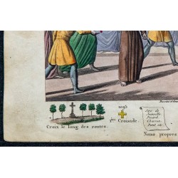1825 - Urbain II prêchant la première croisade au concile de Clermont 