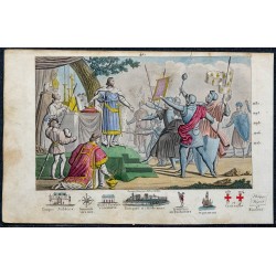 1825 - Philippe Auguste avant la bataille de Bouvines 