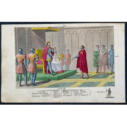 1825 - Louis VIII répondant fièrement à un émissaire d'Henri III 