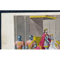 1825 - Louis VIII répondant fièrement à un émissaire d'Henri III 