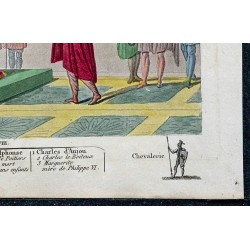 1825 - Louis VIII répondant fièrement à un émissaire d'Henri III 
