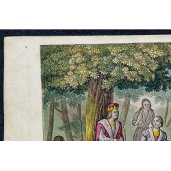 1825 - Saint Louis rendant la justice à Vincennes 