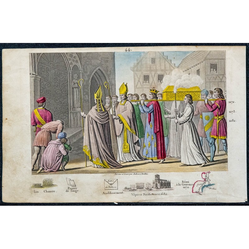 1825 - Retour des restes de Saint Louis sous Philippe III 1825 - Retour des restes de Saint Louis sous Philippe III