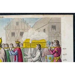 1825 - Retour des restes de Saint Louis sous Philippe III 