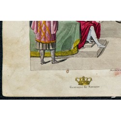 1825 - Charles IV octroyant le duché à Louis Ier de Bourbon 