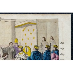 1825 - Édouard III rendant hommage à Philippe VI 