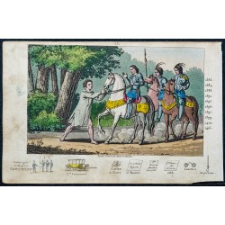 1825 - Charles VI arrêté dans la forêt 