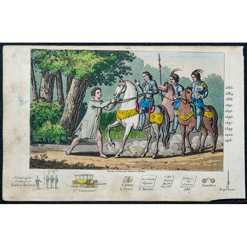 1825 - Charles VI arrêté dans la forêt 1825 - Charles VI arrêté dans la forêt