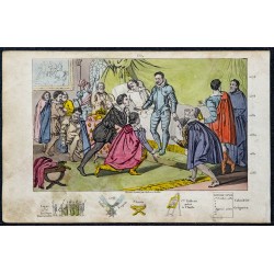 1825 - Lit de mort d'Henri III 