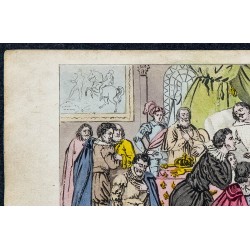 1825 - Lit de mort d'Henri III 
