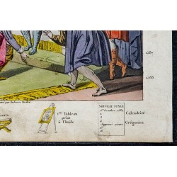 1825 - Lit de mort d'Henri III 