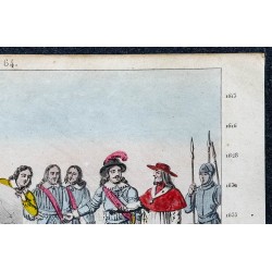 1825 - Louis XIII et Richelieu au siège de La Rochelle 