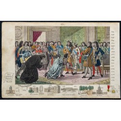 1825 - Louis XIV présente Philippe V aux envoyés espagnols 