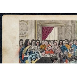1825 - Louis XIV présente Philippe V aux envoyés espagnols 