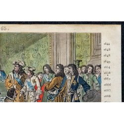 1825 - Louis XIV présente Philippe V aux envoyés espagnols 