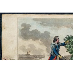 1825 - Louis XV à la bataille de Fontenoy 
