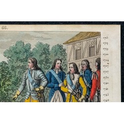 1825 - Louis XV à la bataille de Fontenoy 