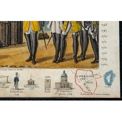 1825 - Louis XV à la bataille de Fontenoy 