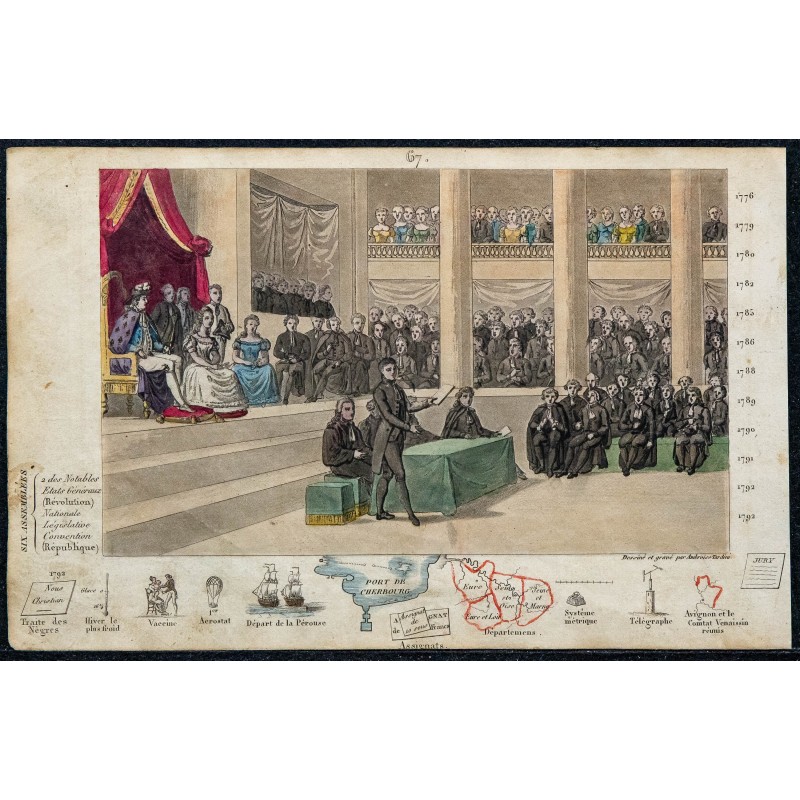 1825 - Louis XVI lors des États Généraux 