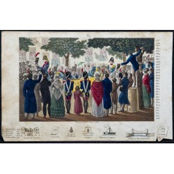 1825 - Retour de Louis XVIII à Paris 