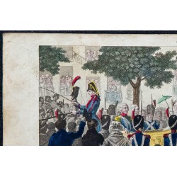 1825 - Retour de Louis XVIII à Paris 