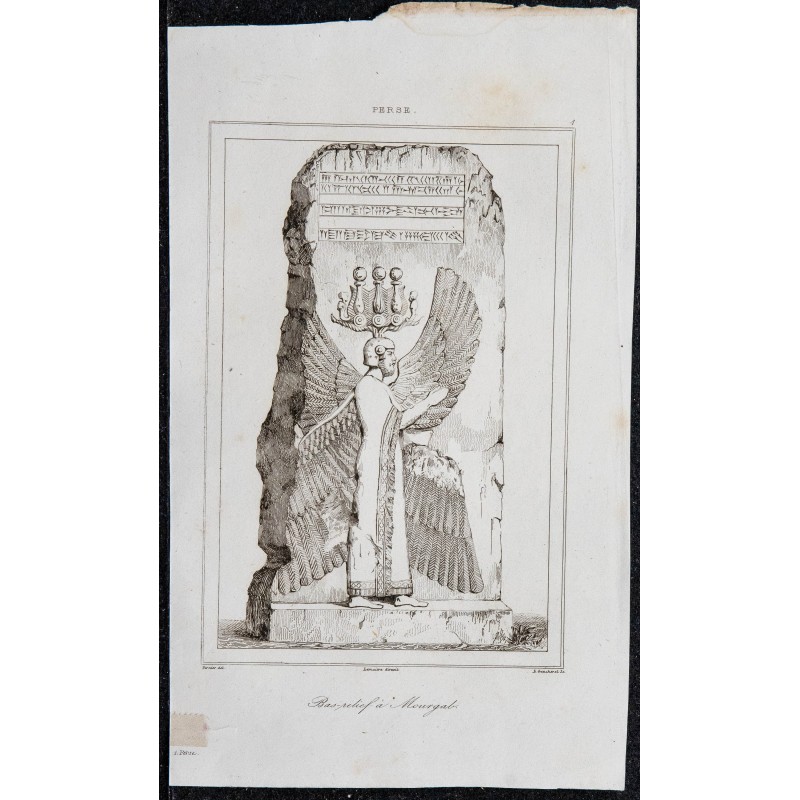 1841 - Bas-relief à Mourghab 