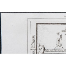 1841 - Monument sculpté dans le Roc 