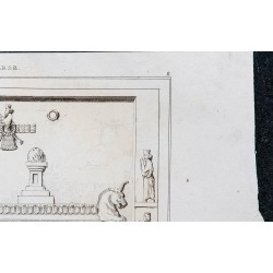 1841 - Monument sculpté dans le Roc 