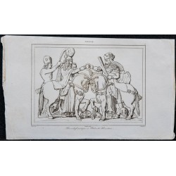 1841 - Bas-relief antique de Nakhsh-e Rostam 