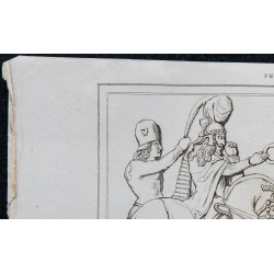 1841 - Bas-relief antique de Nakhsh-e Rostam 