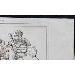 1841 - Bas-relief antique de Nakhsh-e Rostam 