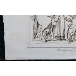 1841 - Bas-relief antique de Nakhsh-e Rostam 