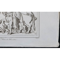 1841 - Bas-relief antique de Nakhsh-e Rostam 