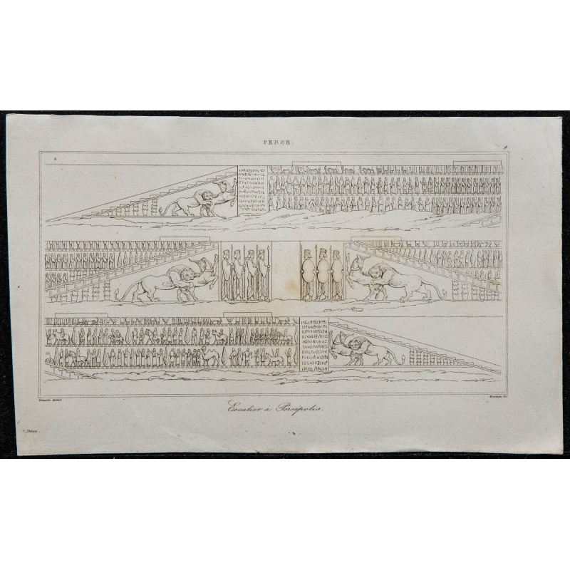 1841 - Escalier à Persépolis 