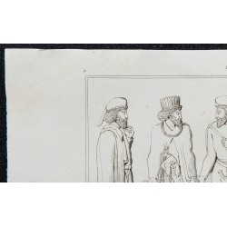 1841 - Personnages anciens à Persépolis 