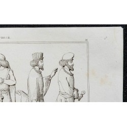 1841 - Personnages anciens à Persépolis 