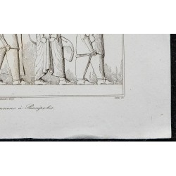 1841 - Personnages anciens à Persépolis 