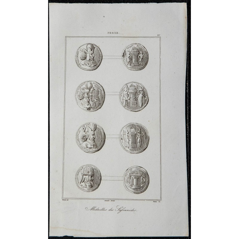 1841 - Médailles des Sassanides 