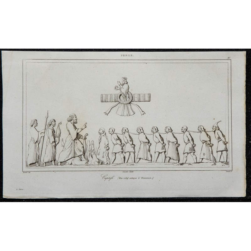 1841 - Bas-relief antique de Bisoutoun 