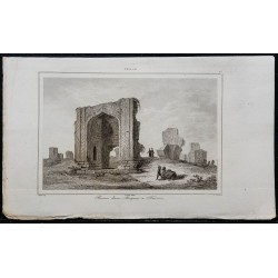 1841 - Ruines d'une mosquée à Tabriz 
