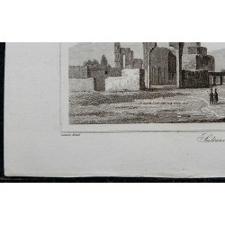 1841 - Vue extérieure du mausolée à Soltaniyeh 